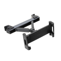 FIXED Univerzální držák pro tablety Passenger Max s uchycením do opěrky hlavy a posuvným ramenem, space gray