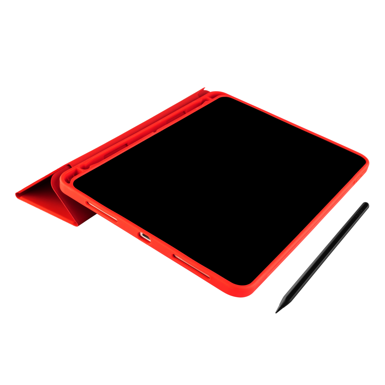 FIXED Pouzdro Padcover+ pro Apple iPad Pro 13" (2024) se stojánkem a pouzdrem pro Pencil, červené