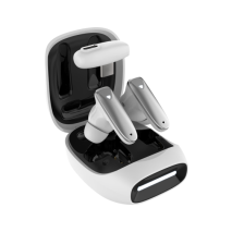 FIXED Bezdrátová herní TWS sluchátka Game Pods s radiofrekvenčním připojením, bílá