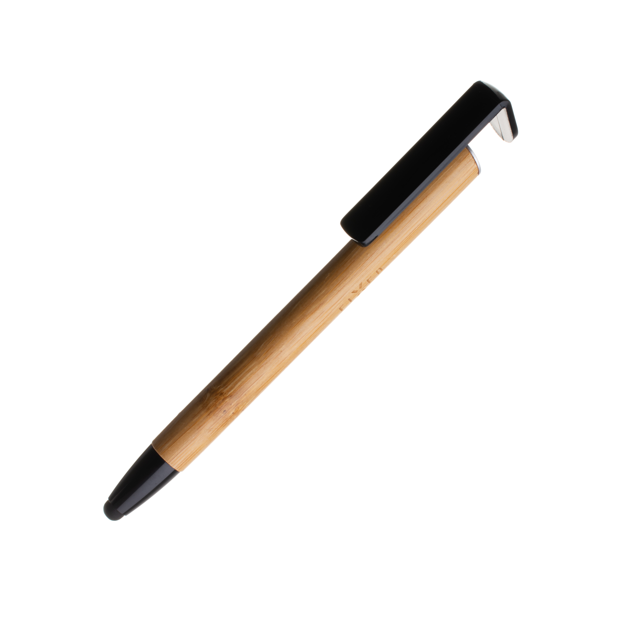 FIXED Propiska 3v1 se stylusem a stojánkem Pen, antibakteriální povrch, bambusové tělo