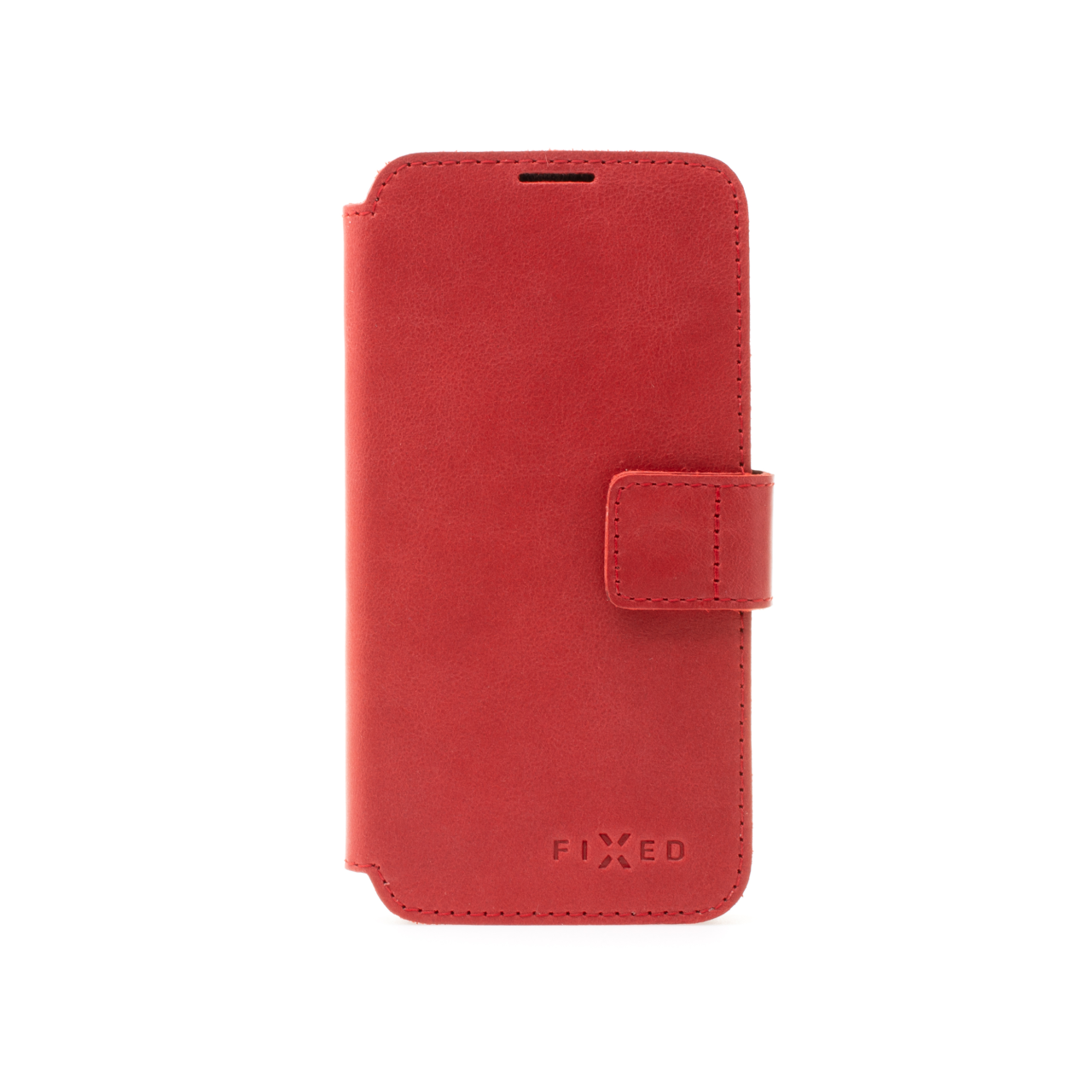 FIXED Kožené pouzdro typu kniha ProFit pro Apple iPhone 7/8/SE (2020/2022), červené
