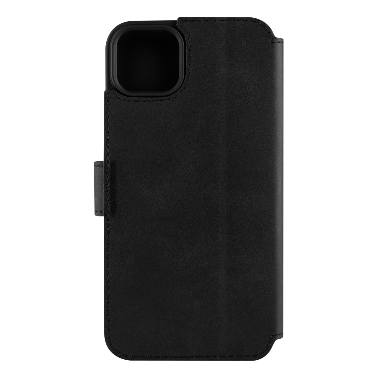 FIXED Kožené pouzdro typu kniha ProFit pro Apple iPhone 15 Plus, černé