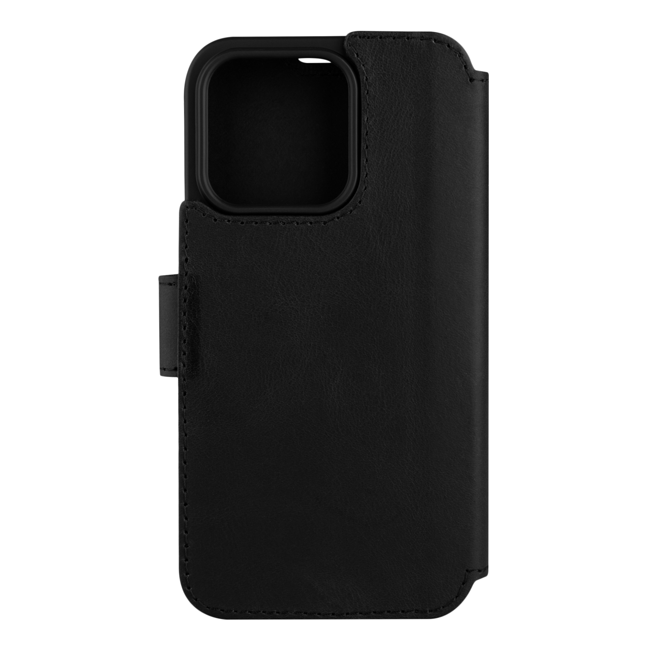 FIXED Kožené pouzdro typu kniha ProFit pro Apple iPhone 15 Pro, černé