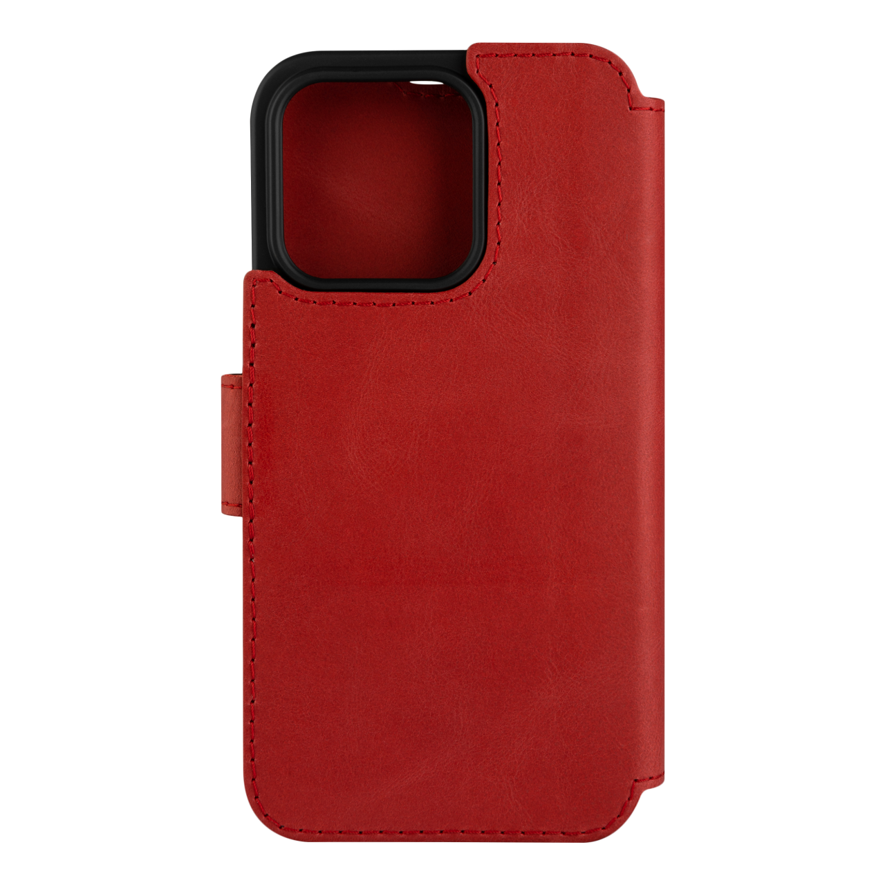 FIXED Kožené pouzdro typu kniha ProFit pro Apple iPhone 15 Pro, červené