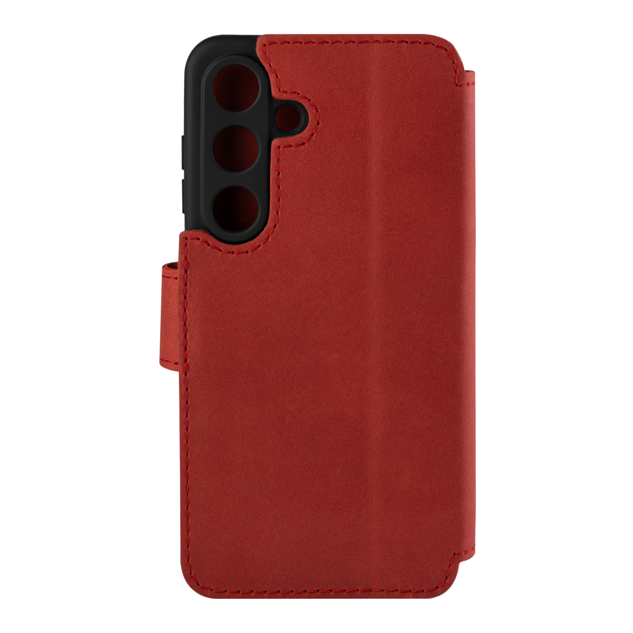 FIXED Kožené pouzdro typu kniha ProFit pro Samsung Galaxy S24, červené