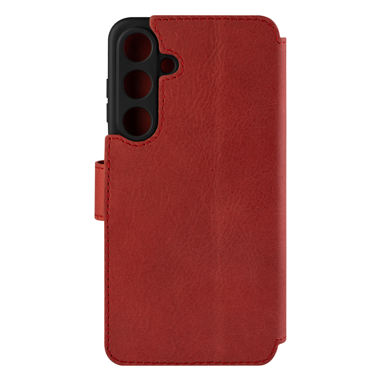 FIXED Kožené pouzdro typu kniha ProFit pro Samsung Galaxy S24+, červené