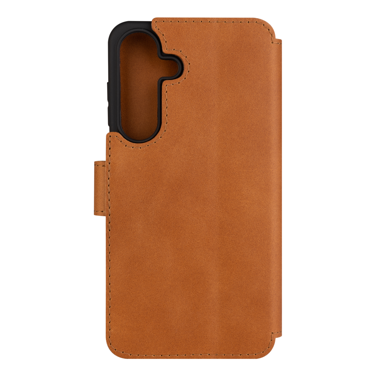 FIXED Kožené pouzdro typu kniha ProFit pro Samsung Galaxy S25+, hnědé