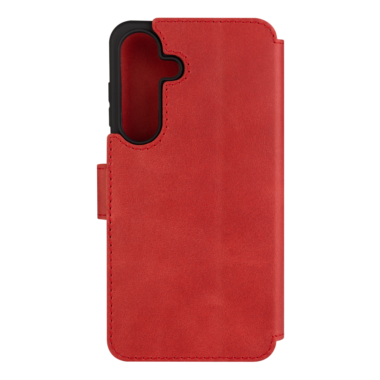 FIXED Kožené pouzdro typu kniha ProFit pro Samsung Galaxy S25+, červené