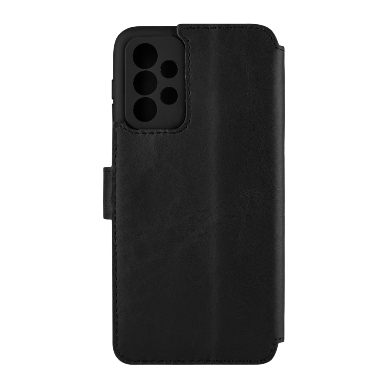 FIXED Kožené pouzdro typu kniha ProFit pro Samsung Galaxy A23, černé
