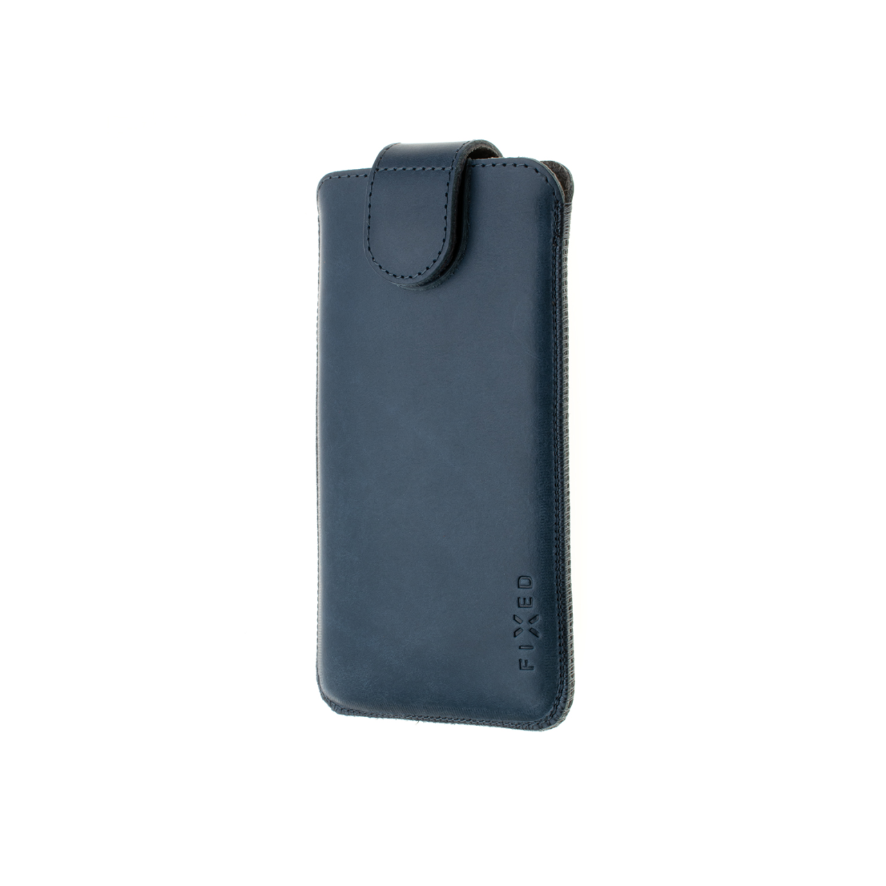 FIXED Kožené pouzdro Posh, velikost 4XL+, modré