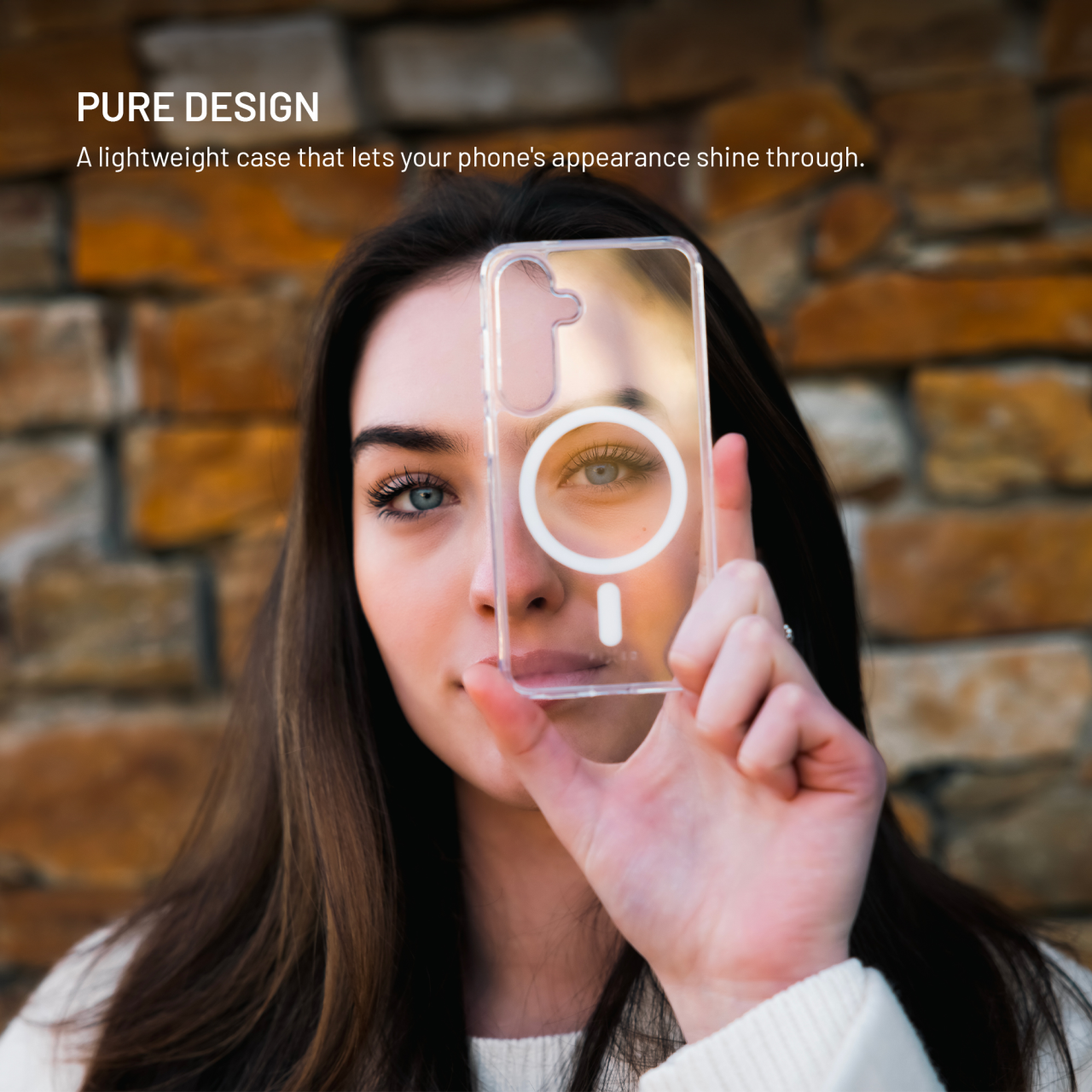 FIXED Zadní kryt MagPure s podporou Magsafe pro Apple iPhone 16 Plus, čirý