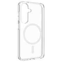 FIXED Zadní kryt MagPure s podporou MagSafe pro Samsung Galaxy S25, čirý