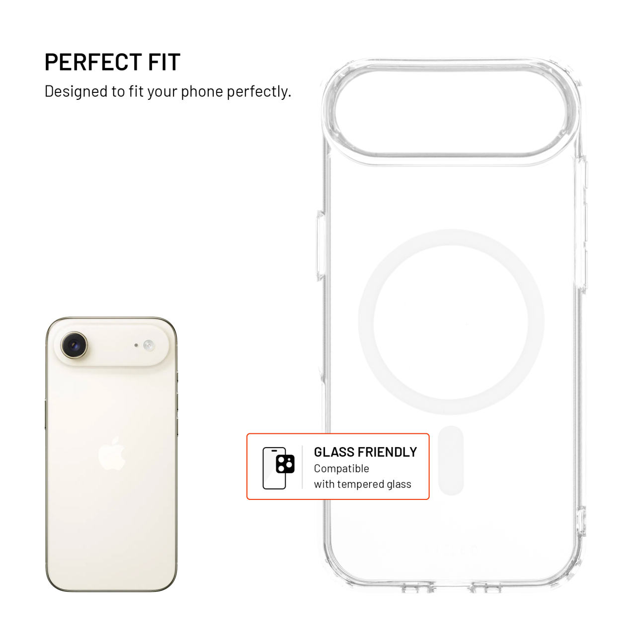 FIXED MagPure iPhone Air – čirý kryt MagSafe