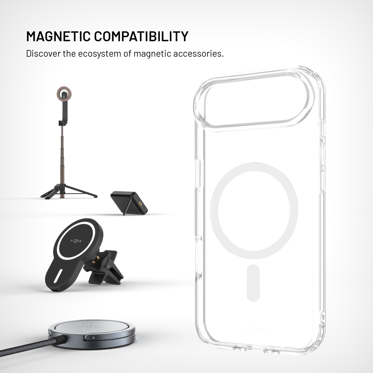FIXED MagPure iPhone Air – čirý kryt MagSafe