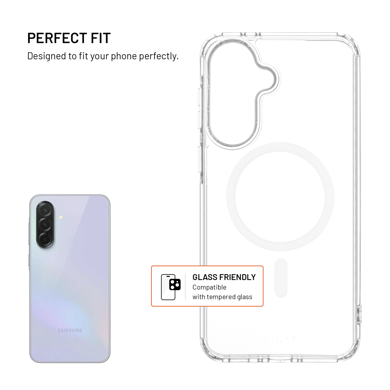 Zadní kryt FIXED MagPure MagSafe Samsung Galaxy A37 5G
