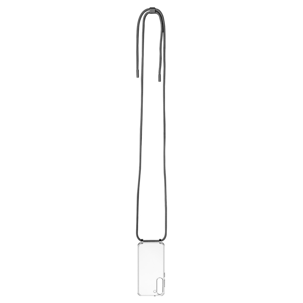 FIXED Pouzdro Pure Neck s černou šňůrkou na krk pro Samsung Galaxy S23+