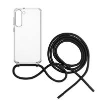 FIXED Pouzdro Pure Neck s černou šňůrkou na krk pro Samsung Galaxy S23+