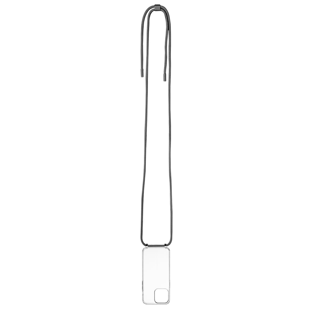 FIXED Pouzdro Pure Neck s černou šňůrkou na krk pro Apple iPhone 15 Pro Max