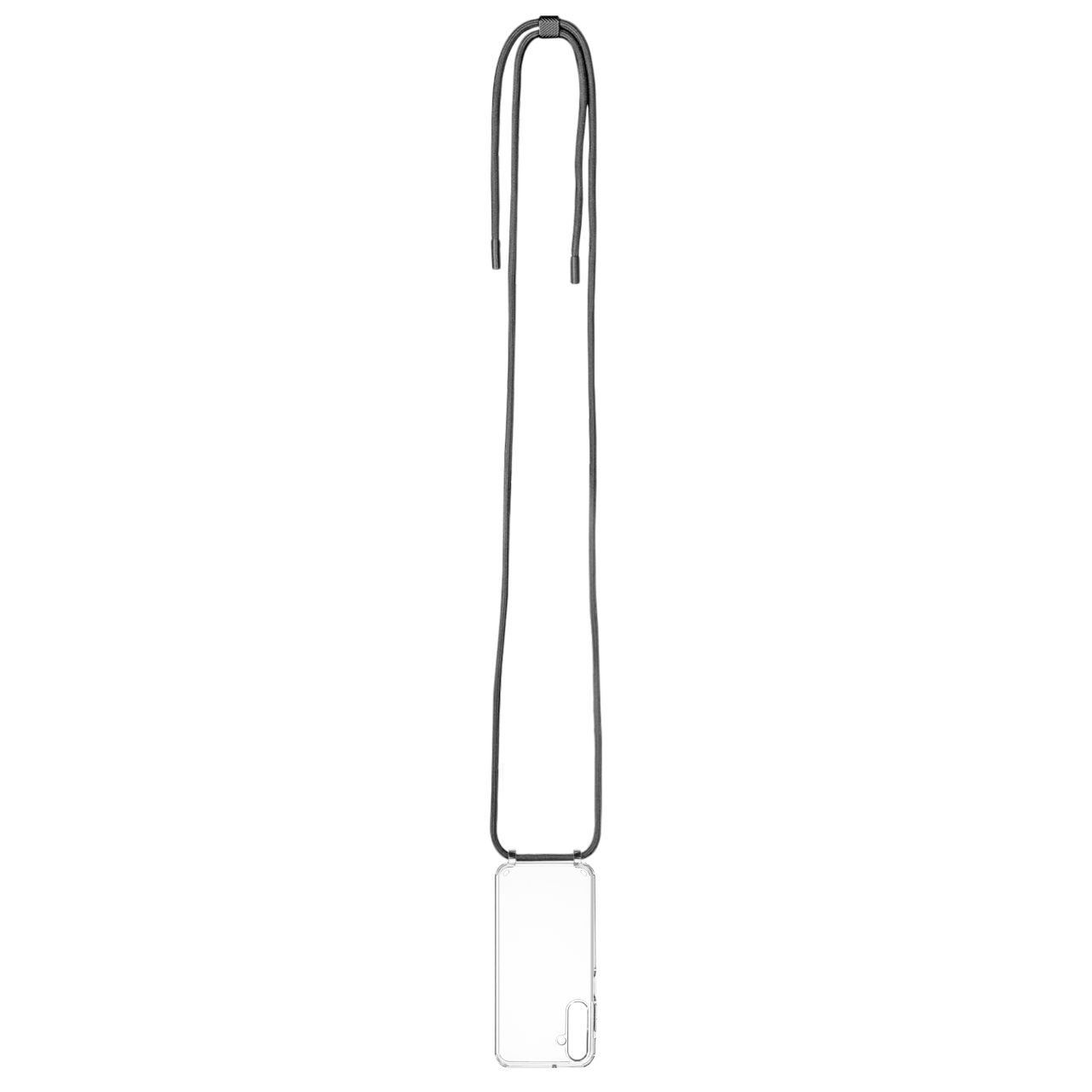 FIXED Pouzdro Pure Neck s černou šňůrkou na krk pro Samsung Galaxy A25 5G