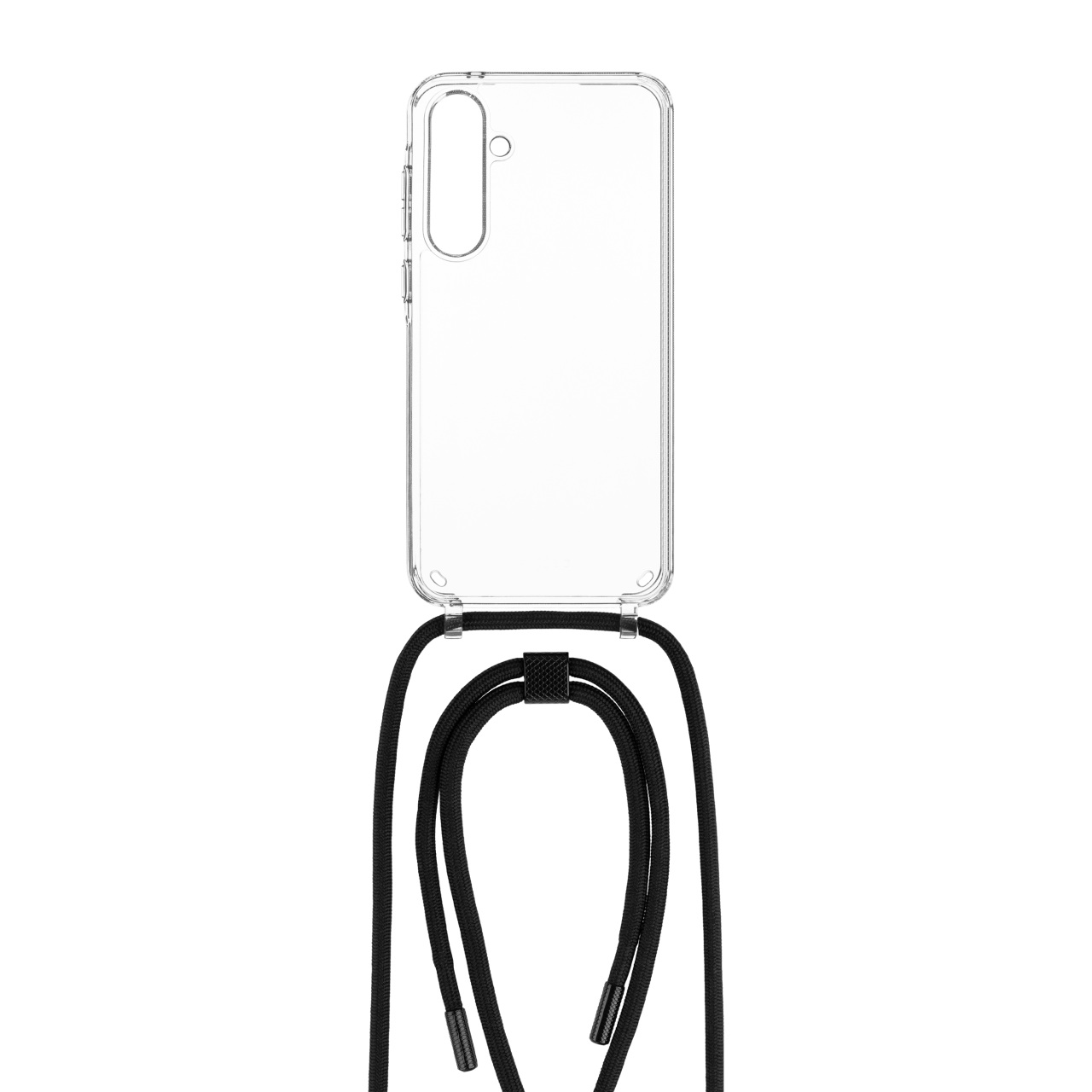 FIXED Pouzdro Pure Neck s černou šňůrkou na krk pro Samsung Galaxy A35 5G