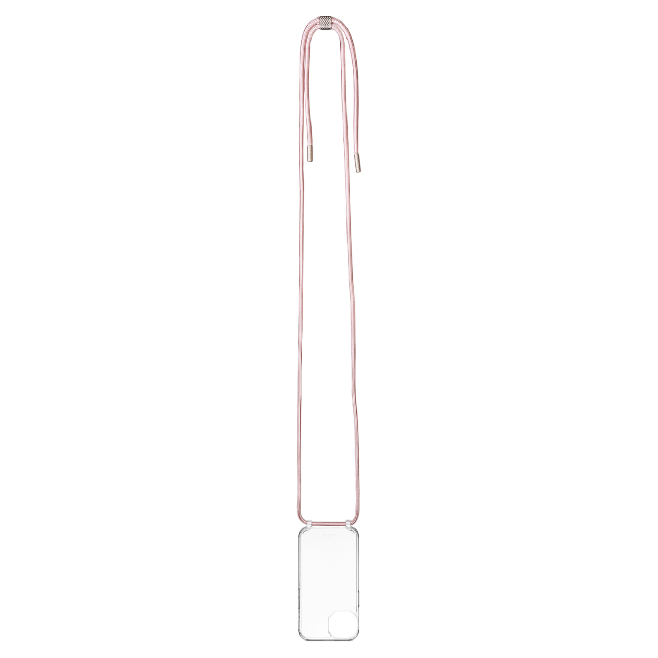 FIXED Zadní kryt Pure Neck s růžovou šňůrkou na krk pro Samsung Galaxy S25+