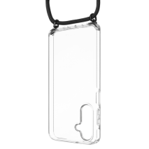 FIXED Pouzdro Pure Neck s odnímatelnou černou šňůrkou na krk pro Samsung Galaxy A16 4G/5G