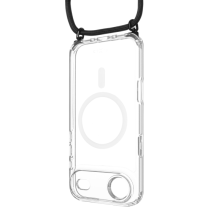 Crossbody FIXED MagPure Neck iPhone Air – čiré pouzdro se šňůrkou
