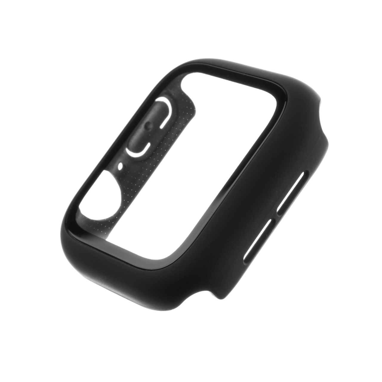 FIXED Ochranné pouzdro Pure+ s temperovaným sklem pro Apple Watch 44mm, černé