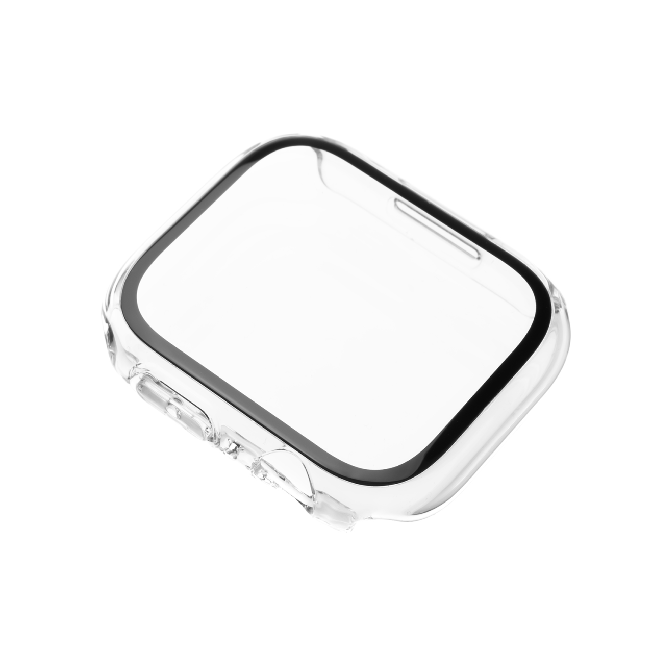 FIXED Ochranné pouzdro Pure s temperovaným sklem pro Apple Watch 41mm, čiré