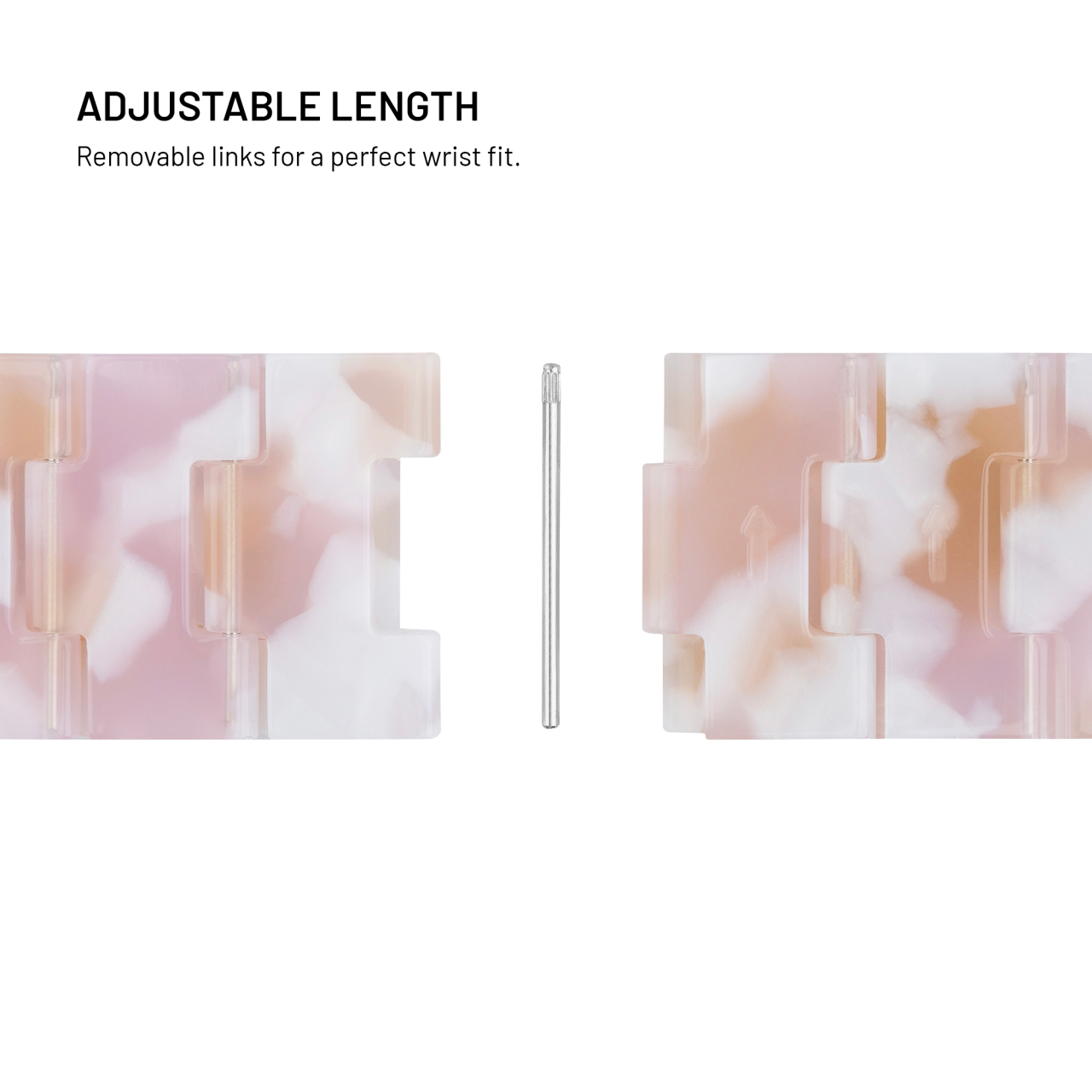 Resinový řemínek FIXED Resin Strap s Quick Release 20mm pro smartwatch, Candy Pink