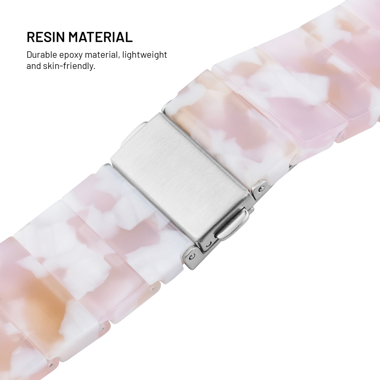 Resinový řemínek FIXED Resin Strap pro Apple Watch 38/40/41mm, Candy Pink