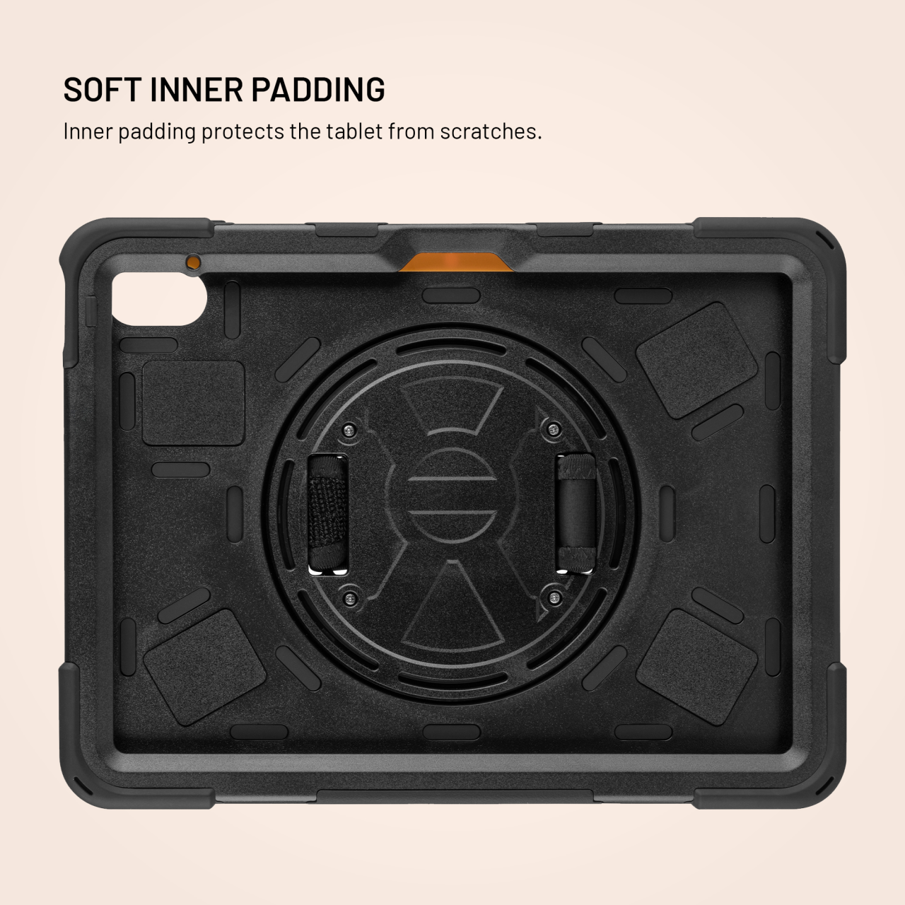 Odolné pouzdro se stojánkem pro Apple iPad 10,9" (2022)/iPad 11" (2025) - Fixed Rugged Tab Case, černé