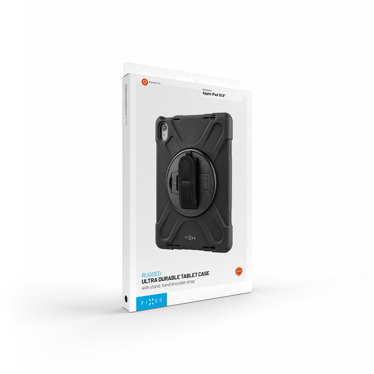Odolné pouzdro se stojánkem pro Apple iPad 10,9" (2022)/iPad 11" (2025) - Fixed Rugged Tab Case, černé
