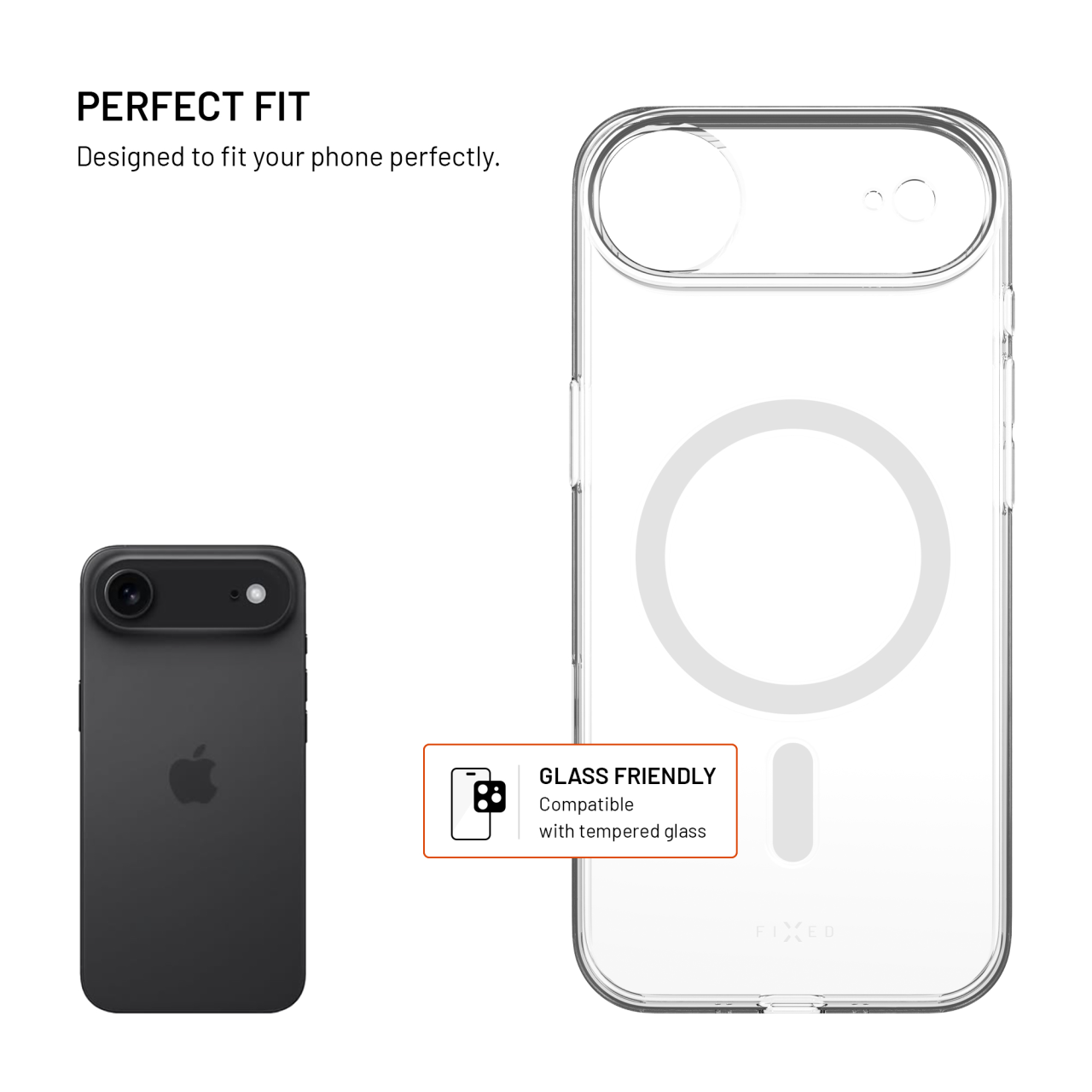 FIXED MagShell iPhone Air – čirý kryt MagSafe