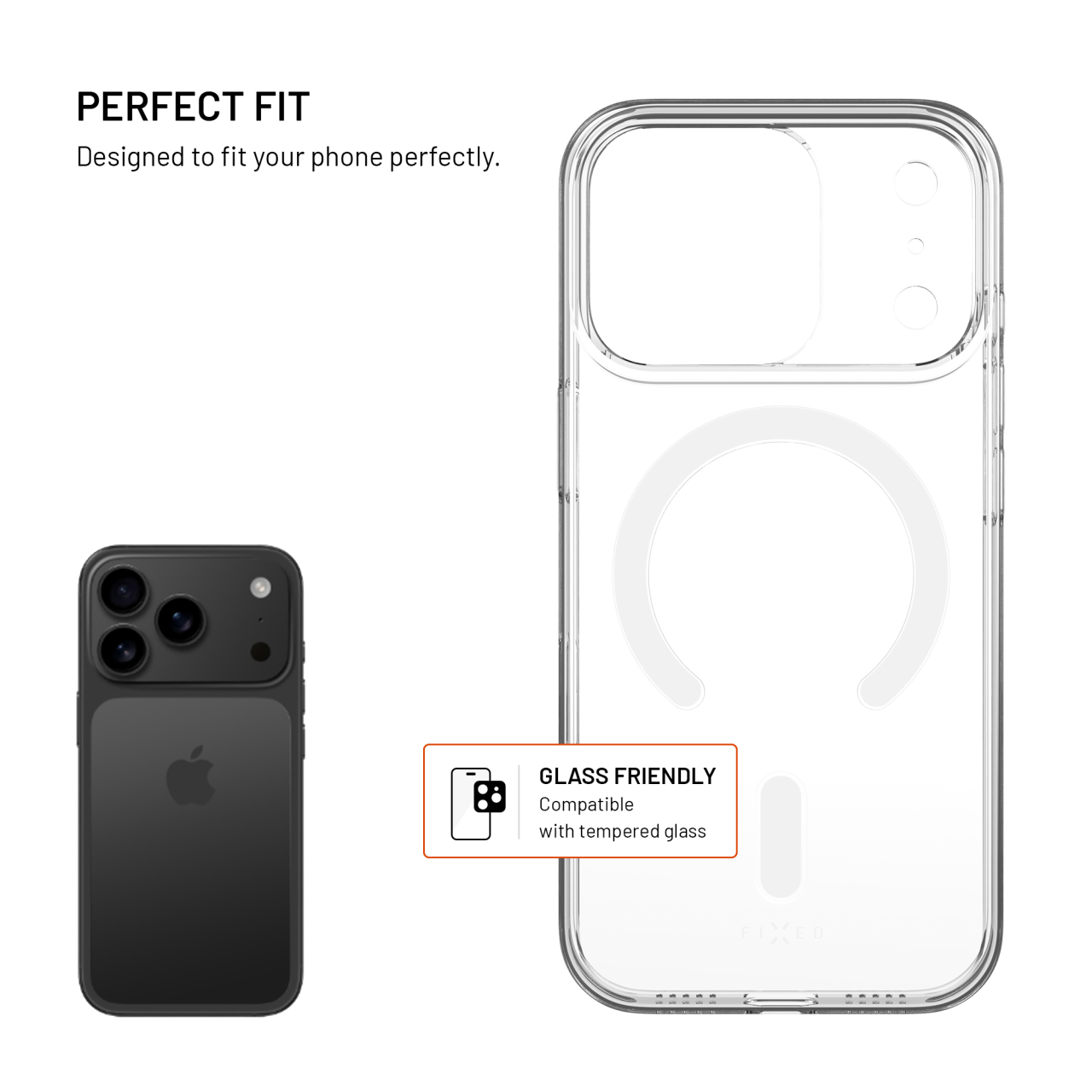 FIXED MagShell iPhone 17 Pro – čirý ultratenký kryt