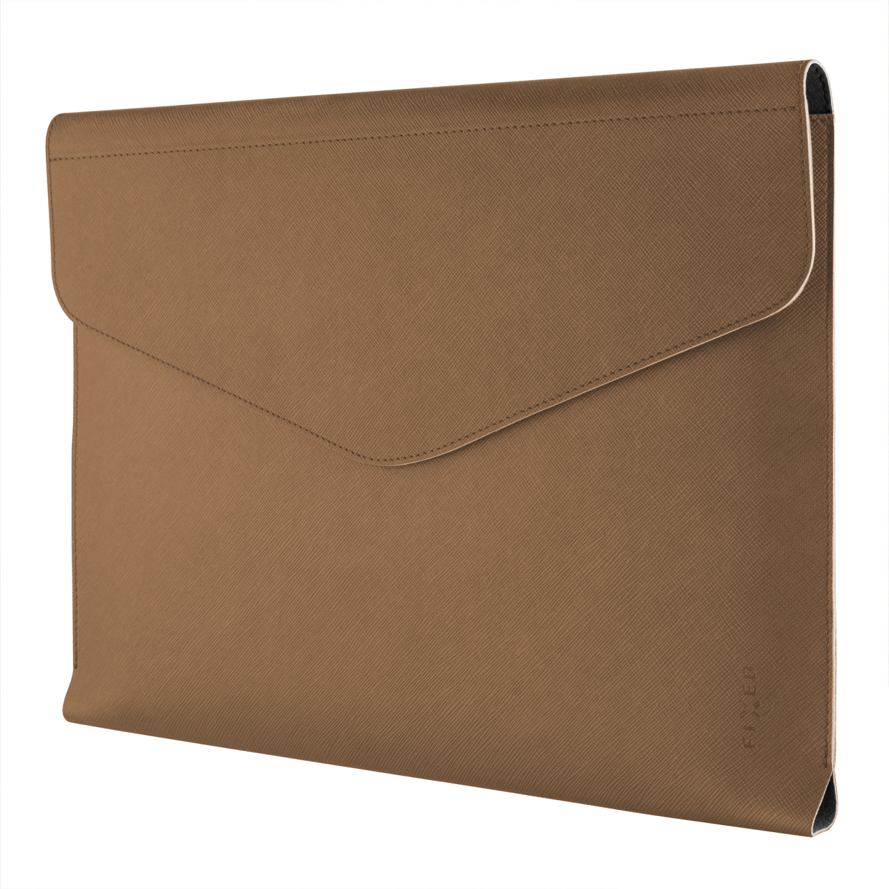 FIXED Pouzdro Siena pro notebooky a tablety o úhlopříčce do 13", kávové