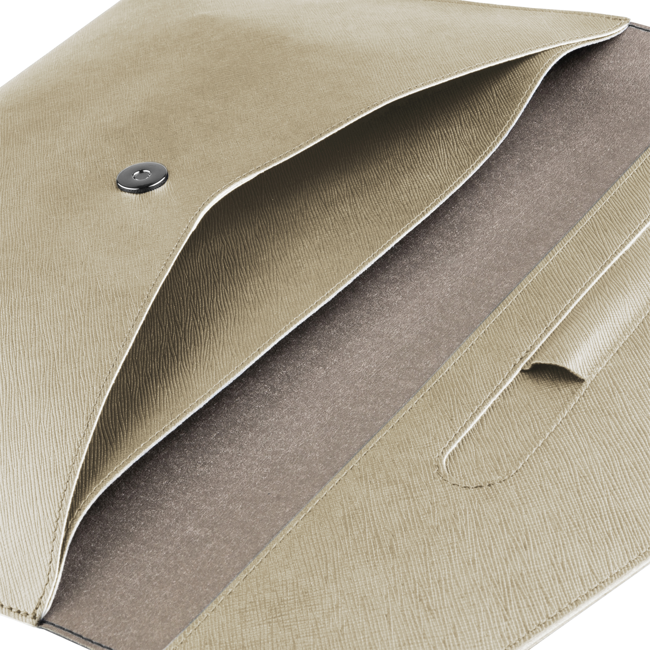 FIXED Pouzdro Siena pro notebooky a tablety o úhlopříčce do 13", krémové