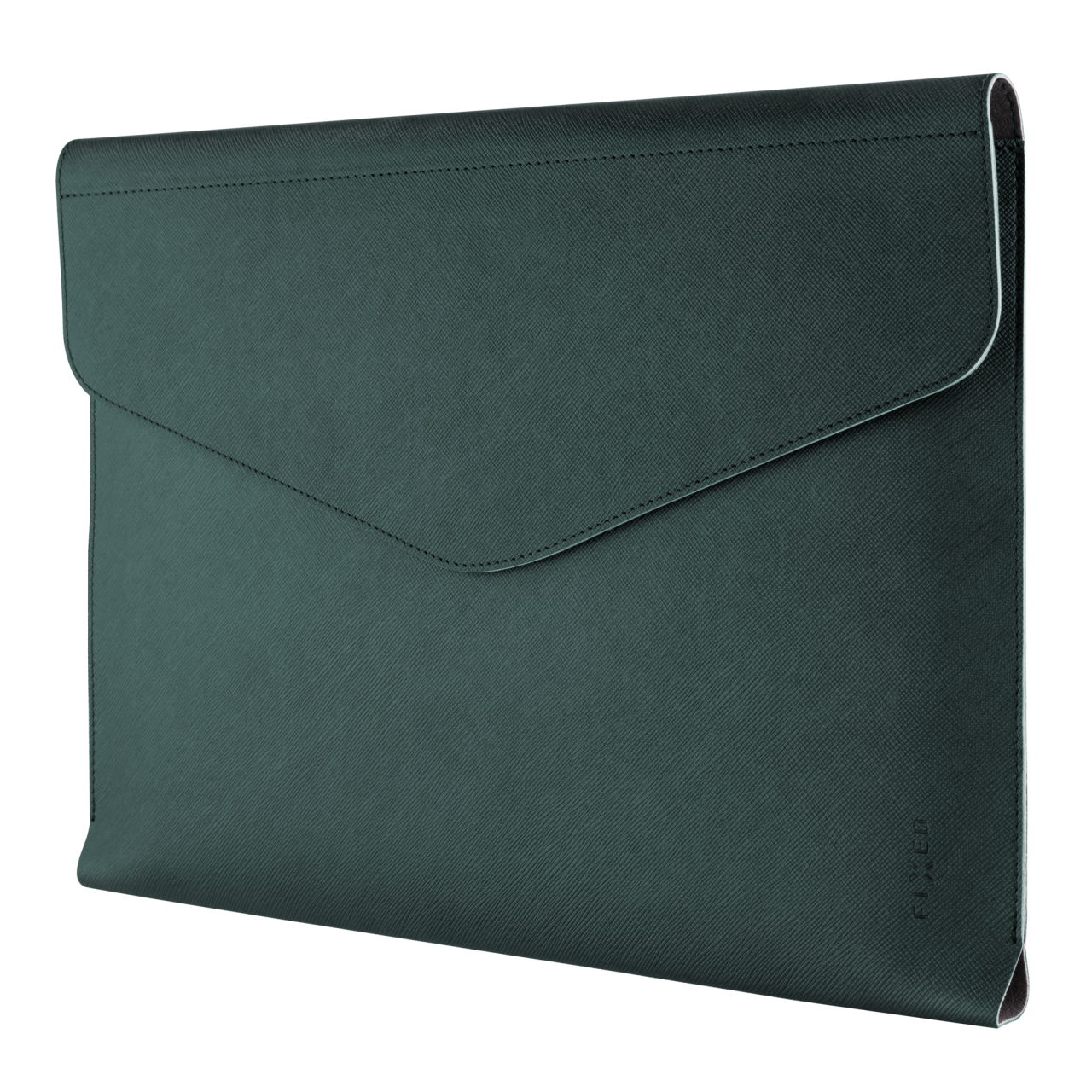 FIXED Pouzdro Siena pro notebooky a tablety o úhlopříčce do 13", tmavě zelené