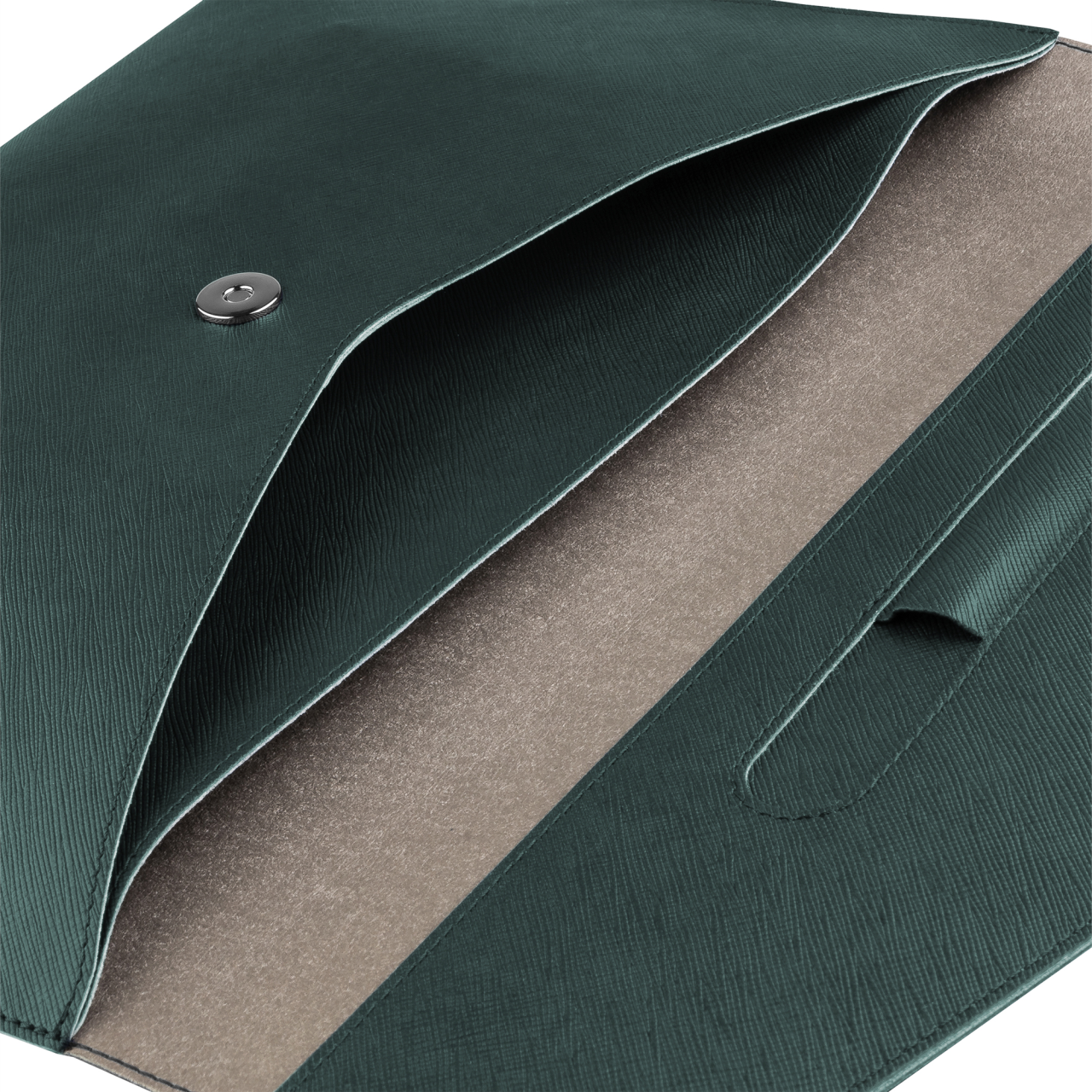 FIXED Pouzdro Siena pro notebooky a tablety o úhlopříčce do 13", tmavě zelené