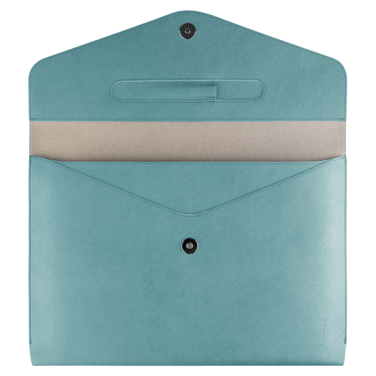 FIXED Pouzdro Siena pro notebooky a tablety o úhlopříčce do 13", světle tyrkysové
