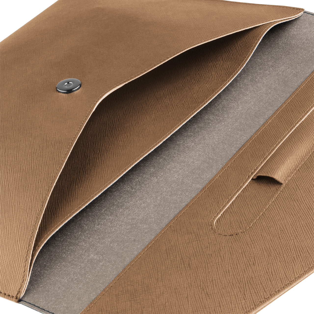 FIXED Pouzdro Siena pro notebooky o úhlopříčce do 15,3", kávové