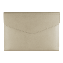 FIXED Pouzdro Siena pro notebooky o úhlopříčce do 15,3", krémové