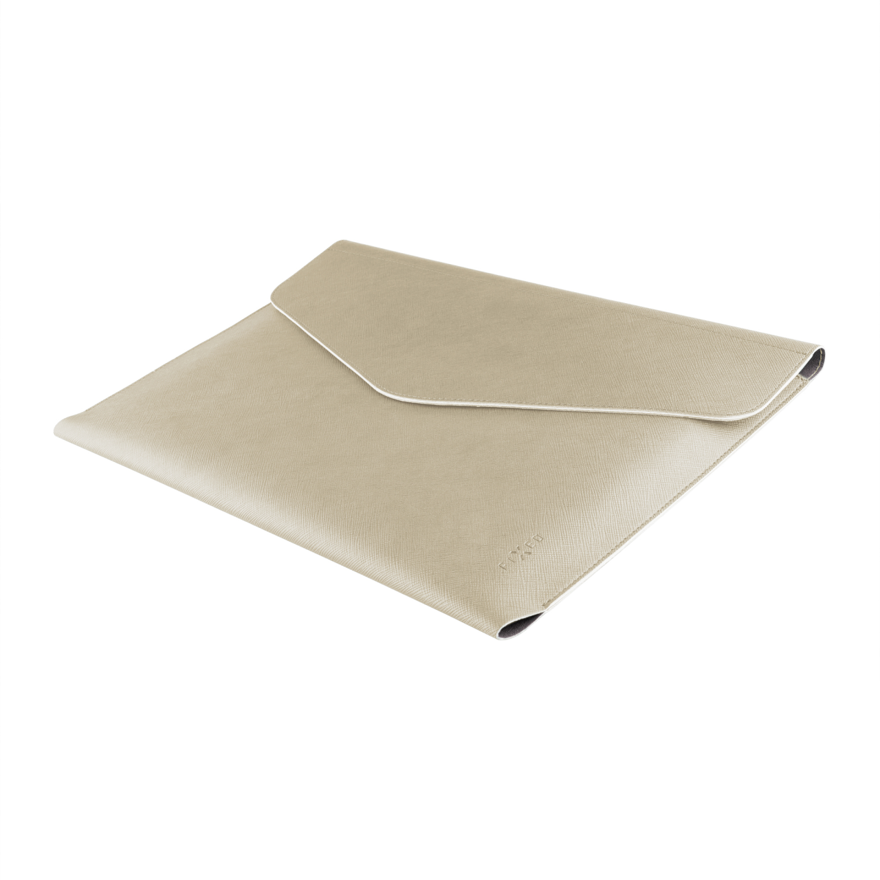 FIXED Pouzdro Siena pro notebooky o úhlopříčce do 15,3", krémové