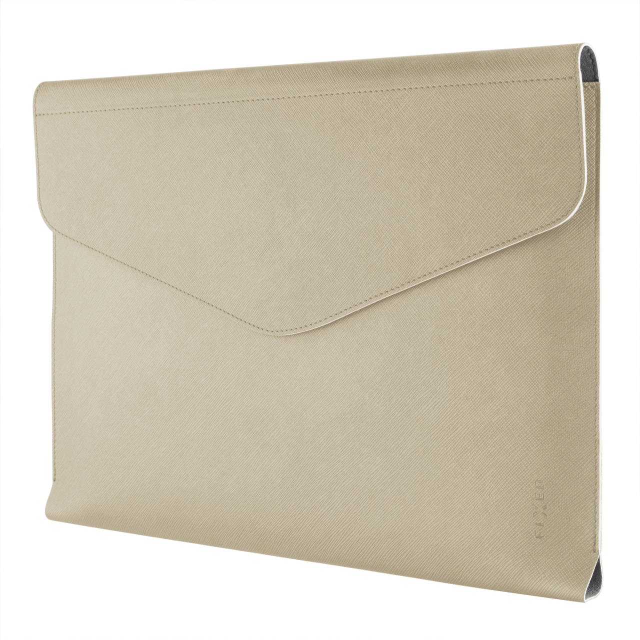 FIXED Pouzdro Siena pro notebooky o úhlopříčce do 15,3", krémové