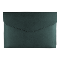 FIXED Pouzdro Siena pro notebooky o úhlopříčce do 15,3", tmavě zelené