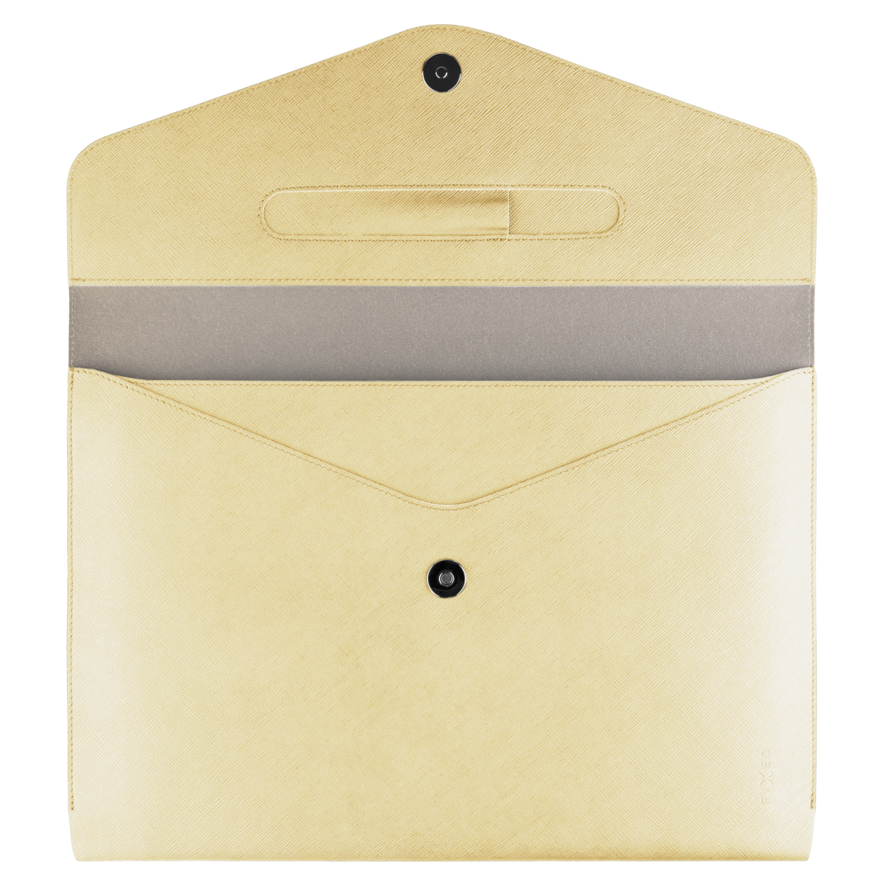 FIXED Pouzdro Siena pro notebooky o úhlopříčce do 15,3", světle žluté