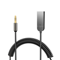 FIXED Bluetooth audio přijímač Signal Alu se zabudovaným mikrofonem, šedý