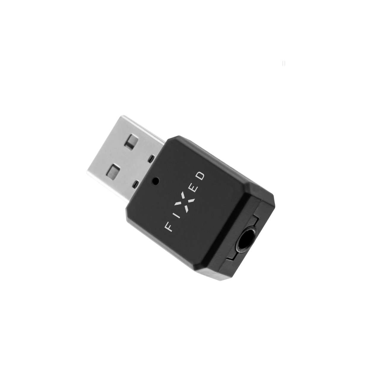 FIXED Bluetooth audio přijímač Signal se zabudovaným mikrofonem, černý
