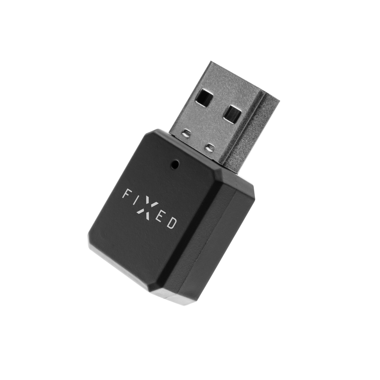 FIXED Bluetooth audio přijímač Signal se zabudovaným mikrofonem, černý
