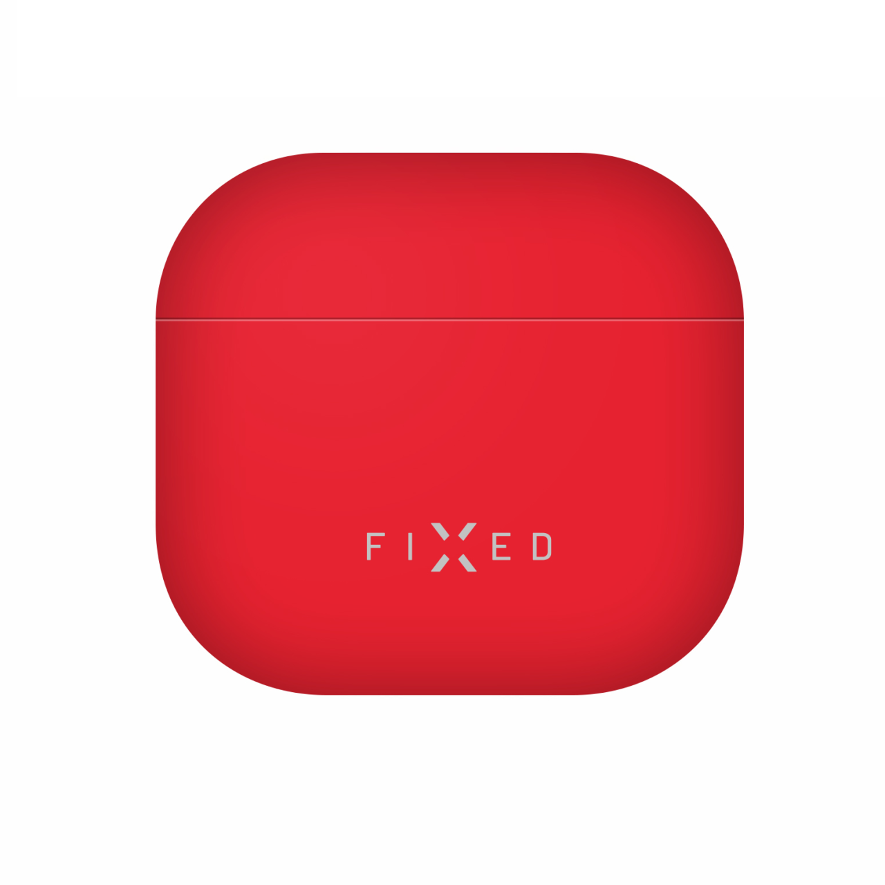 FIXED Ultratenké silikonové pouzdro Silky pro Apple AirPods 4, červené